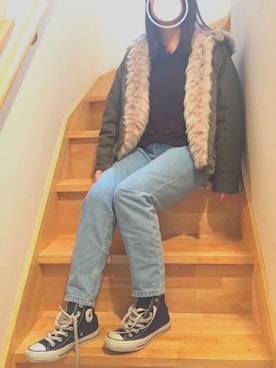 t e n .さん（レディース・155cm）の冬コーディネート