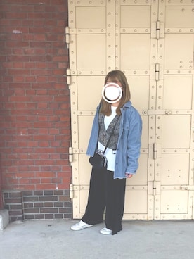 「AS as know as（エーエス アズノウアズ）のアイテム（トップス）」を使った、t e n .さん（レディース・155cm）の春コーディネート