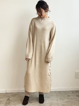 りのさん（レディース・159cm）の冬コーディネート