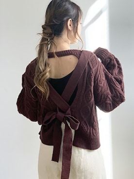 「Futier land（フューティアランド）のアイテム」を使った、りのさん（レディース・159cm）の冬コーディネート