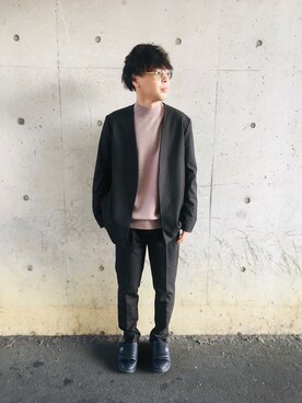 「SENSE OF PLACE by URBAN RESEARCH（センスオブプレイスバイアーバンリサーチ）のアイテム（その他アウター）」を使った、よしおさん（メンズ・174cm）の秋コーディネート