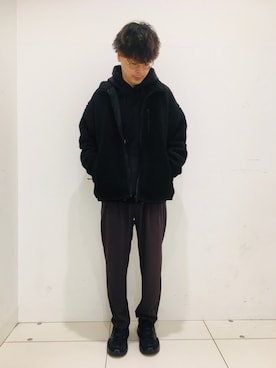 「SENSE OF PLACE by URBAN RESEARCH（センスオブプレイスバイアーバンリサーチ）のアイテム（ブルゾン）」を使った、よしおさん（メンズ・174cm）の秋コーディネート