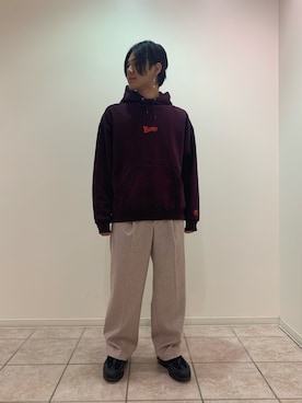 「JUNRED（ジュンレッド）のアイテム（パーカー）」を使った、しゅんさん（メンズ・167cm）の冬コーディネート