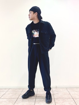 「JUNRED（ジュンレッド）のアイテム（ブルゾン）」を使った、しゅんさん（メンズ・167cm）の冬コーディネート