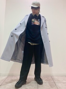 「KANGOL（カンゴール）のアイテム（キャップ）」を使った、しゅんさん（メンズ・167cm）の冬コーディネート