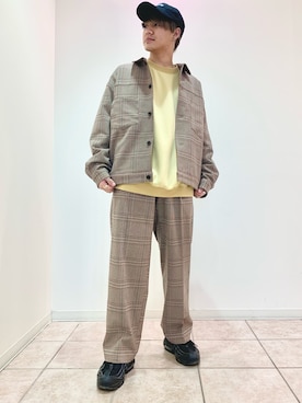 「JUNRED（ジュンレッド）のアイテム（ブルゾン）」を使った、しゅんさん（メンズ・167cm）の冬コーディネート