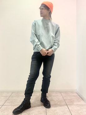 「Onitsuka Tiger（オニツカタイガー）のアイテム」を使った、しゅんさん（メンズ・167cm）の春コーディネート