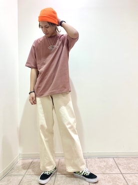 「JUNRED（ジュンレッド）のアイテム（デニムパンツ）」を使った、しゅんさん（メンズ・167cm）の春コーディネート