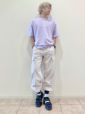 「Dr. Martens（ドクターマーチン）のアイテム（サンダル）」を使った、しゅんさん（メンズ・167cm）の夏コーディネート