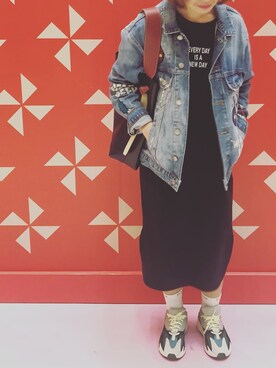 Yuko Tsyさん（レディース・161cm）の冬コーディネート