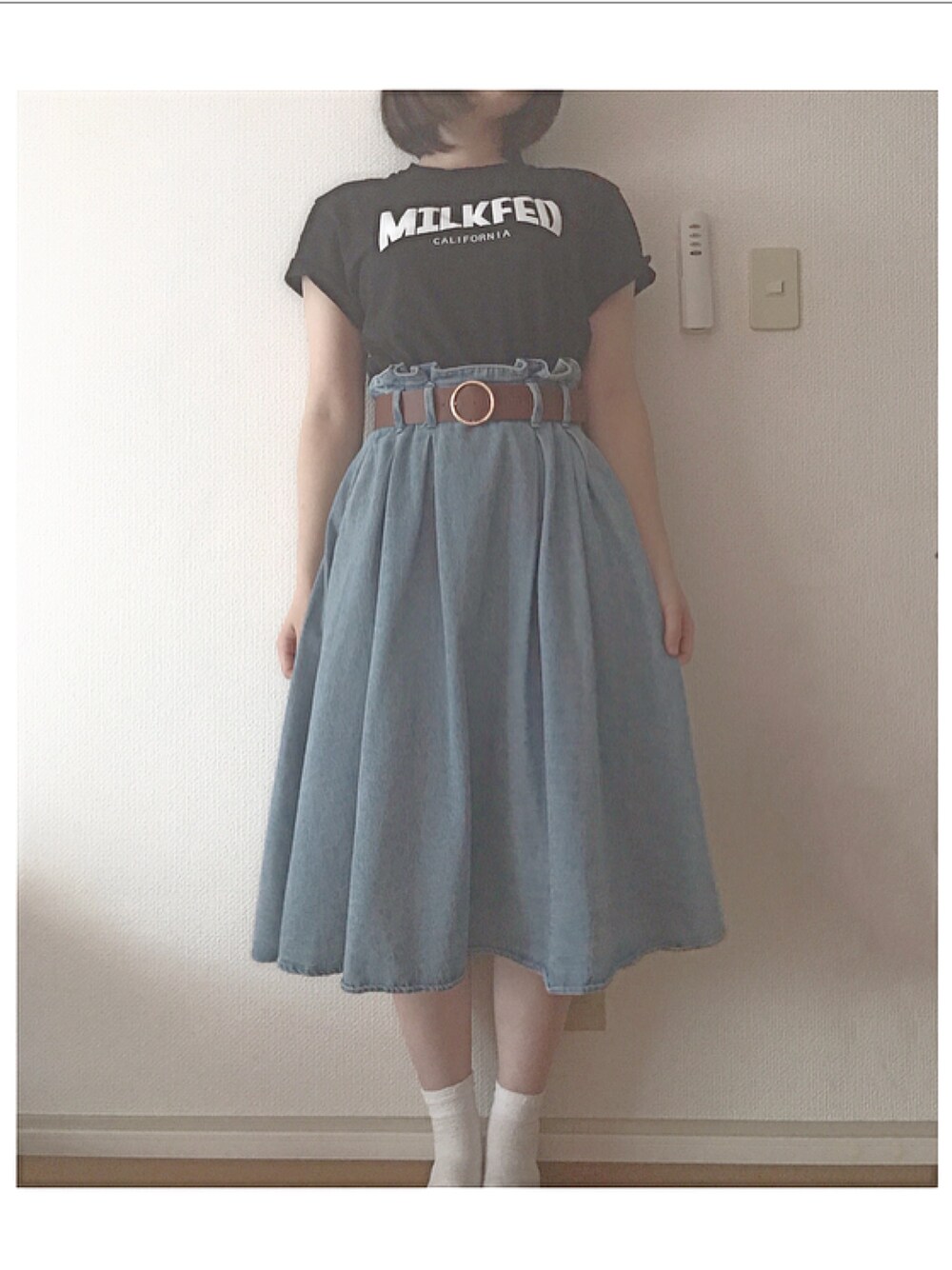 みっけすとさんの「S/S TEE CALIFORNIA（MILKFED.）」を使ったコーディネート