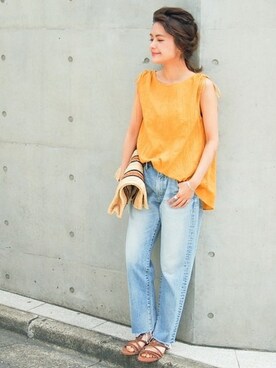 Press marieさん（レディース・154cm）の春コーディネート