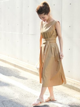 Spick Span スピックアンドスパン の Classy Spick Spanコラボ タックフレアーワンピース ワンピース Wear Spick Span スピックアンドスパン の Classy Spick Spanコラボ タックフレアーワンピース ワンピース Wear