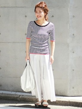 Press marieさん（レディース・154cm）の春コーディネート