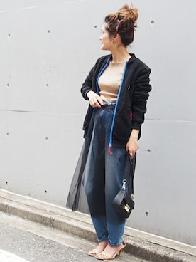 「Cape HEIGHTS（ケープハイツ）のアイテム」を使った、Press marieさん（レディース・154cm）の夏コーディネート