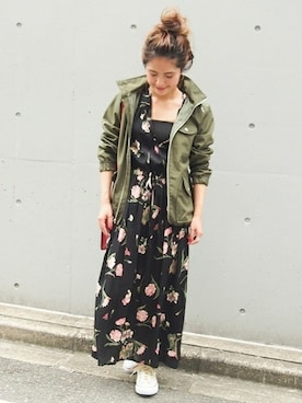 「Cape HEIGHTS（ケープハイツ）のアイテム」を使った、Press marieさん（レディース・154cm）の夏コーディネート