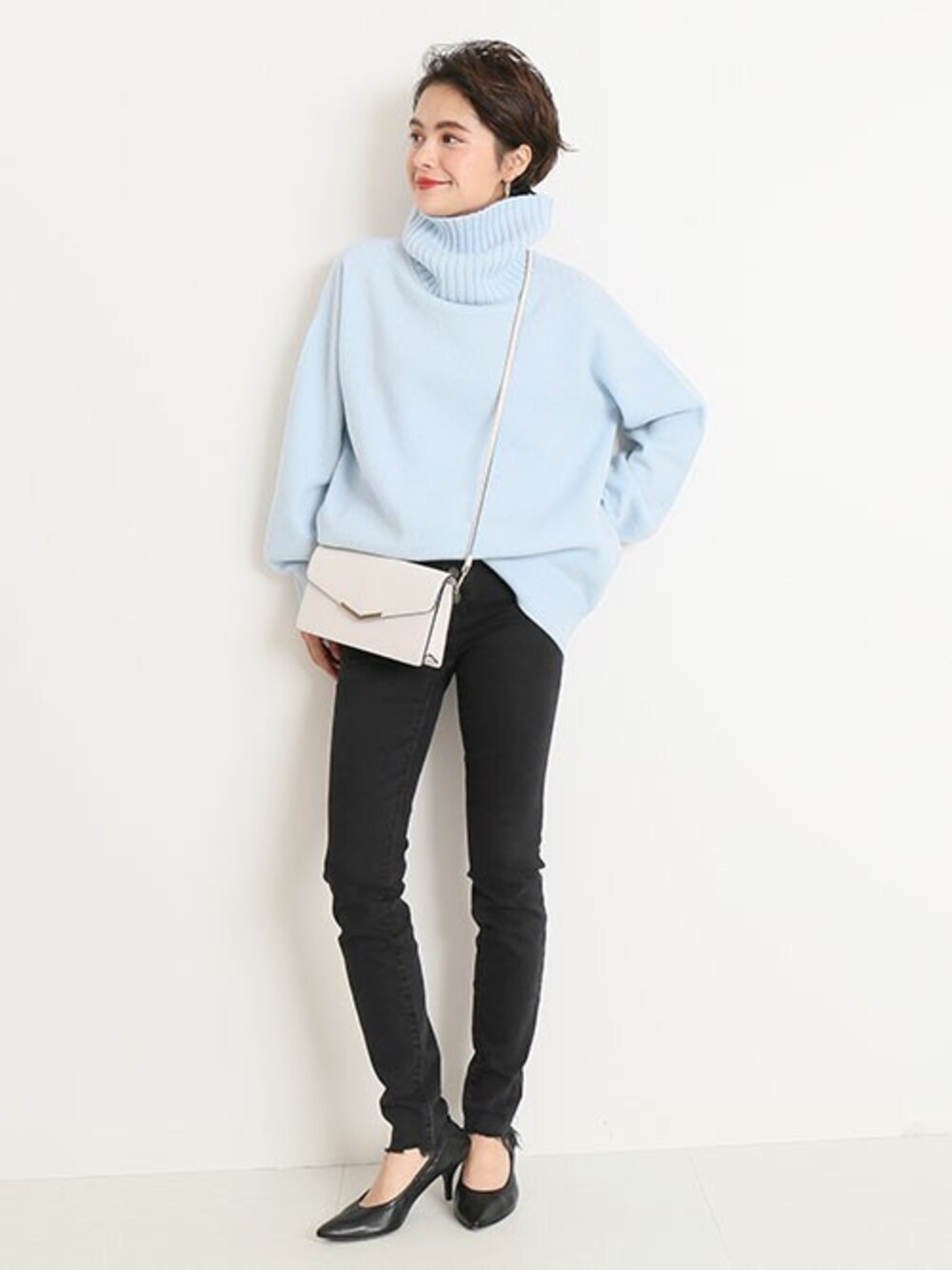 Spick & Span - スピック&スパン カシミヤウールタートルニット ピンク 2回着用の品 Spick & Span（スピックアンドスパン）の「カシミヤウール