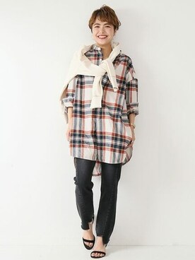 「TWW」｜Press marieさん（レディース・154cm）の夏コーディネート