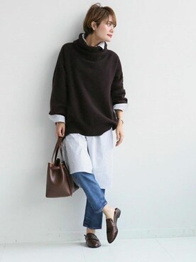 Press marieさん（レディース・154cm）の秋コーディネート