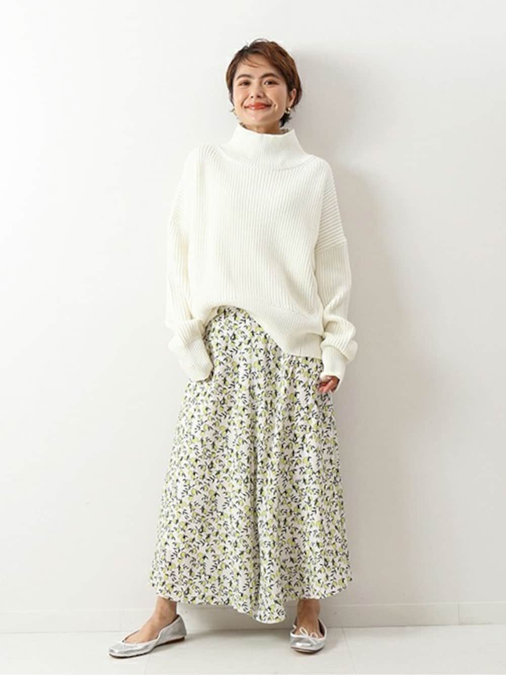 Spick & Span - 新品タグ付⭐️Spick and Span 畦ハイネックプルオーバー◆ ホワイト Spick & Span（スピックアンドスパン）の「畦ハイネックプル