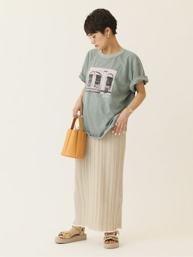 「suicoke（スイコック）のアイテム」を使った、Press marieさん（レディース・154cm）の春コーディネート