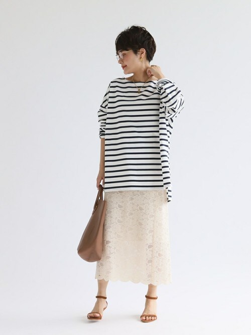 Spick&Span Le minorオーバーサイズサイドスリット Spick & Span - Le minor オーバーサイズサイドスリット ピンク