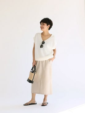 Press marieさん（レディース・154cm）の春コーディネート