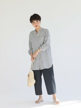 「FABIO RUSCONI（ファビオルスコーニ）のアイテム」を使った、Press marieさん（レディース・154cm）の春コーディネート