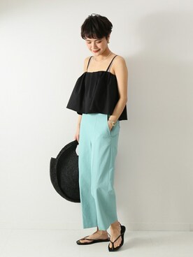 「Spick & Span（スピックアンドスパン）のアイテム（パンツ）」を使った、Press marieさん（レディース・154cm）の春コーディネート