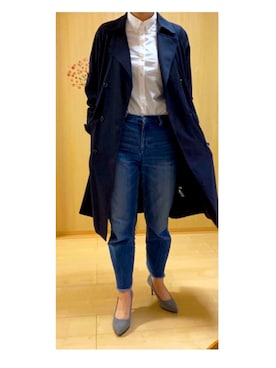 「30代ファッション」｜「アイテム（トレンチコート）」を使った、miyukitanoさん（レディース・162cm）の春コーディネート