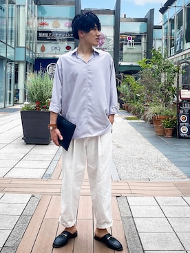 「EDIFICE LA BOUCLE（エディフィスラブークル）のアイテム」を使った、kouseiさん（メンズ・177cm）の夏コーディネート