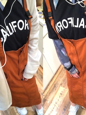 あおいさん（レディース・159cm）の冬コーディネート