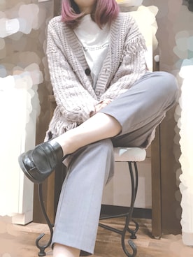 あおいさん（レディース・159cm）の秋コーディネート