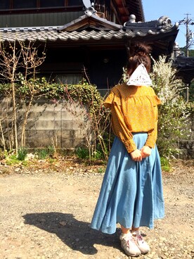 「おだんごヘア」｜natsuさん（レディース・160cm）の春コーディネート