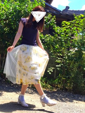 natsuさん（レディース・160cm）の夏コーディネート