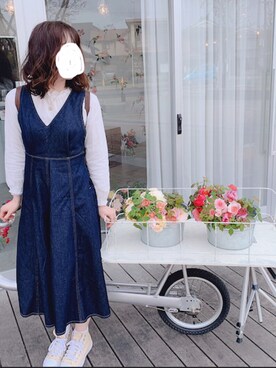 natsuさん（レディース・160cm）の春コーディネート