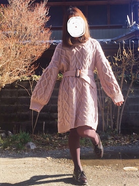 natsuさん（レディース・160cm）の冬コーディネート