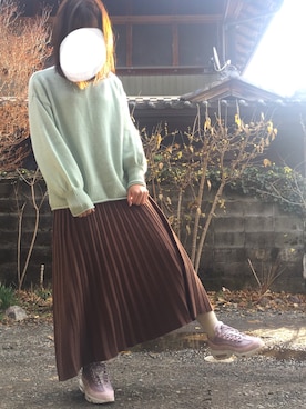 natsuさん（レディース・160cm）の冬コーディネート