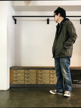 「アイテム（ブルゾン）」を使った、JIMAさん（メンズ・170cm・30代）の春コーディネート