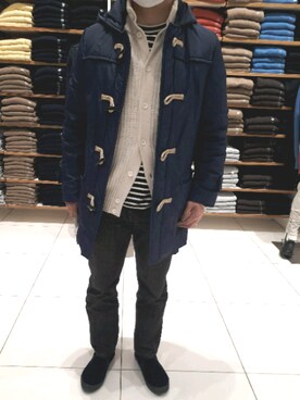 ダッフルコートを使った 重ね着 のメンズ人気ファッションコーディネート ユーザー その他ユーザー Wear