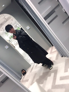 「vetements」｜「アイテム（トレンチコート）」を使った、ソウマさん（メンズ・176cm）の秋コーディネート