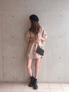 「apres jour（アプレジュール）のアイテム（ジャケット/アウター）」を使った、kannaさん（レディース・162cm）の秋コーディネート