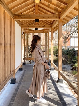 kannaさん（レディース・162cm）の春コーディネート