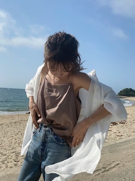 kannaさん（レディース・162cm）の夏コーディネート