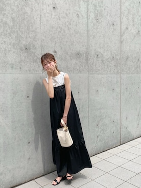「AKTE（アクテ）のアイテム」を使った、kannaさん（レディース・162cm）の夏コーディネート