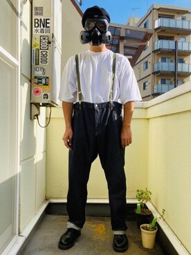 サスペンダーを使った ガスマスク の人気ファッションコーディネート Wear