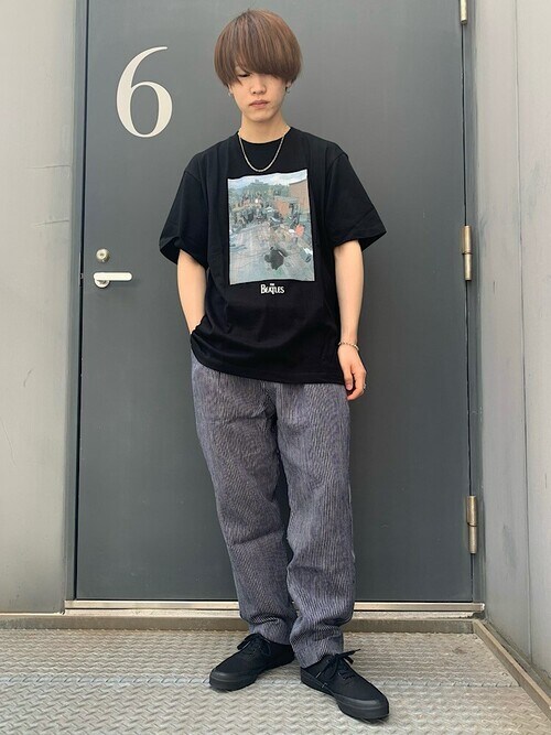 有吉 Ships 福岡店 The Beatlesのtシャツ カットソーを使ったコーディネート Wear