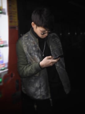 Touwaさん（メンズ・180cm）の冬コーディネート