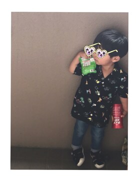 Runさん（キッズ・74cm）の夏コーディネート