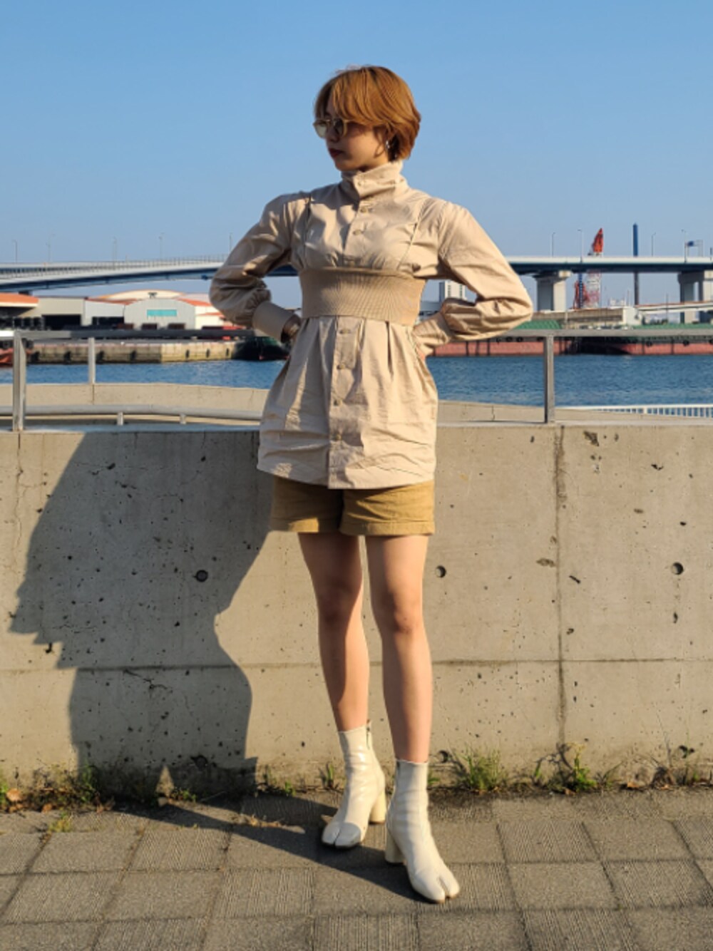 TODAYFUL - 【RIM.ARK】Bustier set highneck shirt RIM.ARK（リムアーク）の「Bustier set highneck shirt（シャツ